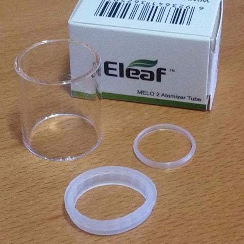Eleaf Melo 2 replacement clear pyrex glass tube inc seals 100% Genuine