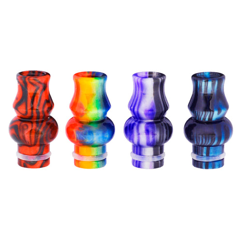 510 Drip Tip Gourd Shaped Colourful Resin Delrin Cylin by CVSvape