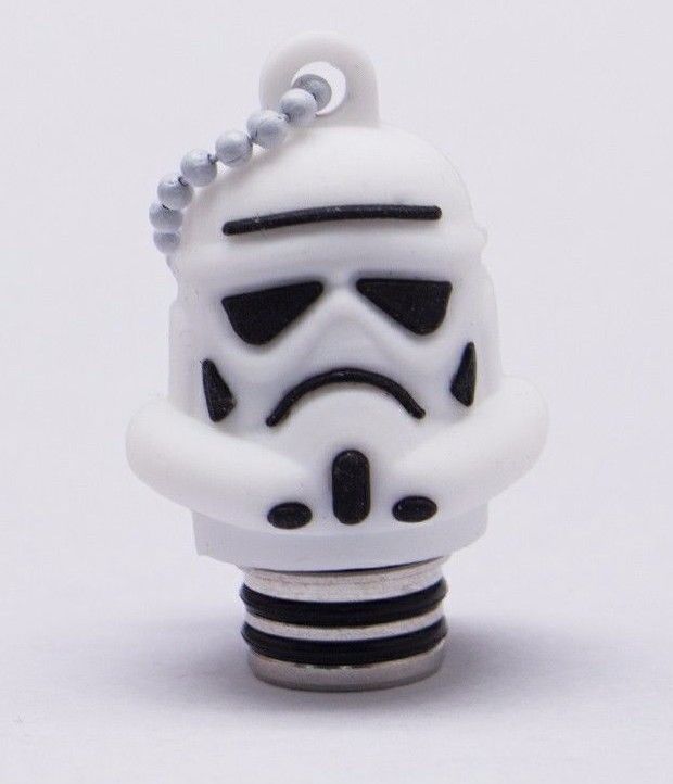 Star Wars Storm Trooper Resin 510 Drip Tips in Black or White by CVSvape