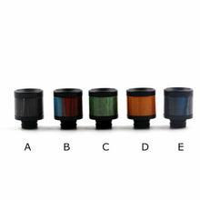 510 Drip Tip Black & Colourful Epoxy Resin Delrin Design by CVSvape