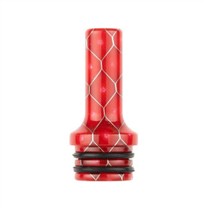 510 Drip Tip Tall Slender thin honeycomb resin design by CVSvape