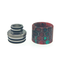 810 or 510 2 in 1 Drip Tip Interchangeable Delrin Honeycomb by CVSVape