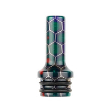 510 Drip Tip Tall Slender thin honeycomb resin design by CVSvape