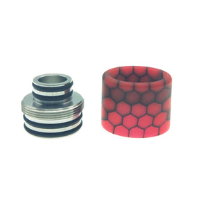 810 or 510 2 in 1 Drip Tip Interchangeable Delrin Honeycomb by CVSVape