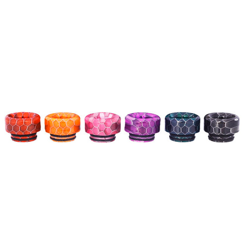 810 Drip Tip Delrin Cobra skin by CVSvape design multiple colours by CVSvape