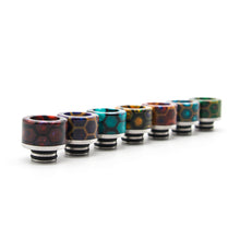 510 Drip Tip Stainless Steel & Resin Cobra Snake skin by CVSvape Colourful Delrin by CVSvape