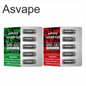 ASVAPE Micro MESH Coil Replacement coils 1.0ohm & 0.5ohm