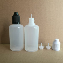 50 ml Plastic dropper empty refillable bottle childproof 50ml by CVSvape