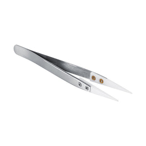 RBA Heat Resistant non conductive CERAMIC + stainless steel tweezers by CVSvape