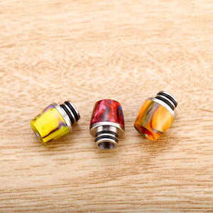 510 Drip Tip Tapered Colourful Resin & Stainless by CVSvape