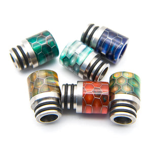 510 Drip Tip Stainless Steel Cobra Snake skin Premier Design by CVSvape