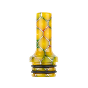 510 Drip Tip Tall Slender thin honeycomb resin design by CVSvape