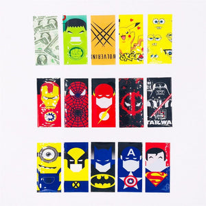 18650 Battery X 2 wrap covers Assorted DESIGNS replacement PVC by CVSvape