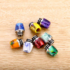 510 Drip Tip Tapered Colourful Resin & Stainless by CVSvape