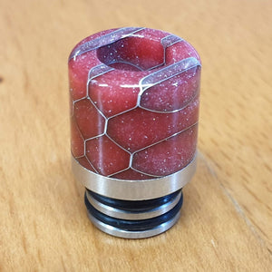 510 Drip Tip Stainless Steel Cobra Snake skin Premier Design by CVSvape