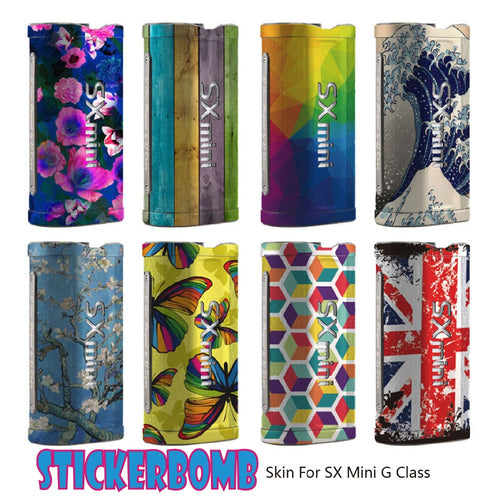 Yihi SX Mini G Class Mod sticker sleeve cover case designs to protect by CVSvape