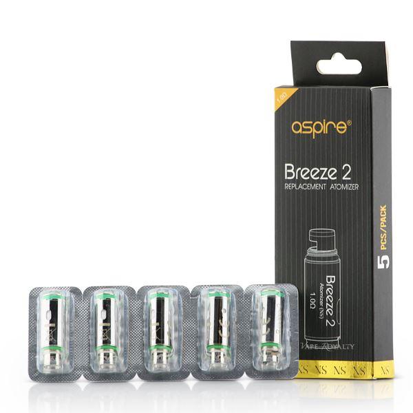 Aspire Breeze 2 NIC SALT NS Replacement COILS 1.0 Ohm