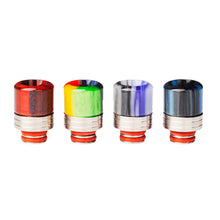 510 Drip Tip Colourful Resin & Stainless Anti Spit back by CVSvape