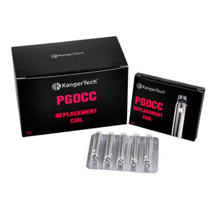 KangerTech PGOCC Coils 1.5ohm NiCr, 0.5ohm SUS316L