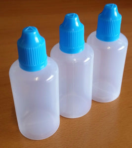 50 ml Plastic dropper empty refillable bottle childproof 50ml by CVSvape