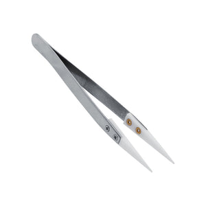 RBA Heat Resistant non conductive CERAMIC + stainless steel tweezers by CVSvape