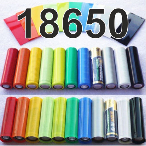 18650 & 18500 Battery PVC Wraps x 20 by CVSvape