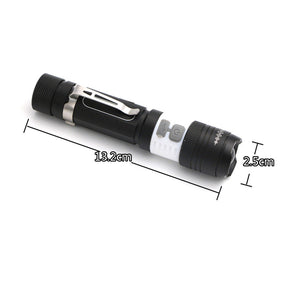 Vaper's LED Torch Rechargeable Waterproof Powerful Micro USB use 18650 by CVSvape