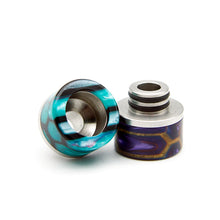 510 Drip Tip Stainless Steel & Resin Cobra Snake skin by CVSvape Colourful Delrin by CVSvape