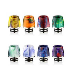 510 Drip Tip Tapered Colourful Resin & Stainless by CVSvape