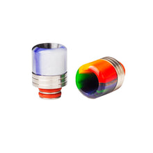 510 Drip Tip Colourful Resin & Stainless Anti Spit back by CVSvape