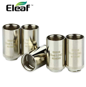 Eleaf LYCHE Atomizer Notch Coils Dual SS316 NC 0.25ohm