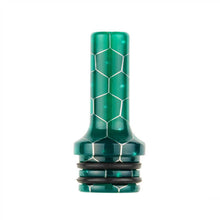 510 Drip Tip Tall Slender thin honeycomb resin design by CVSvape