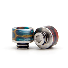 510 Drip Tip Stainless Steel & Resin Cobra Snake skin by CVSvape Colourful Delrin by CVSvape