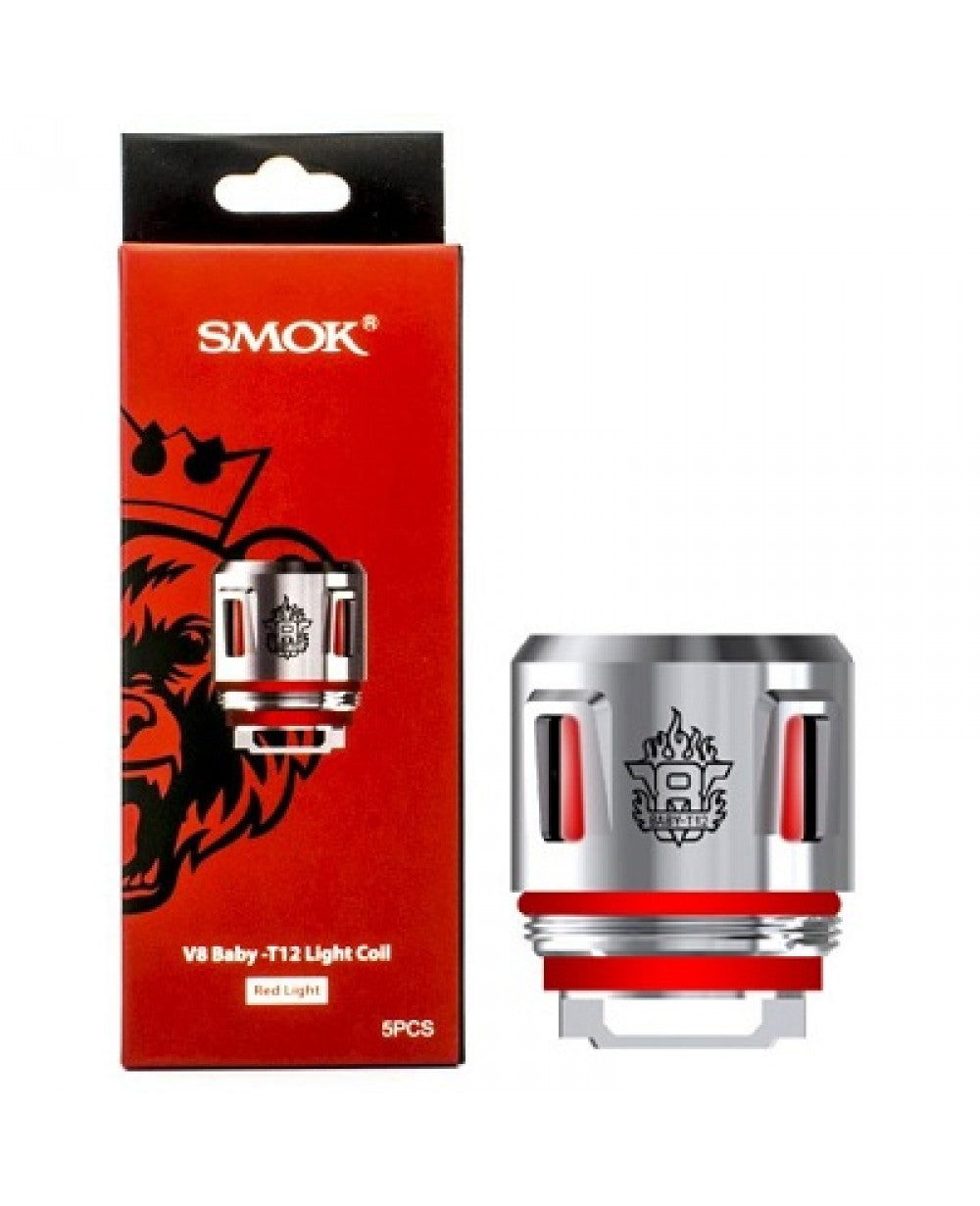 Smok V8 Baby-T12 RED & GREEN Light Replacement 0.15 Ohm Coils