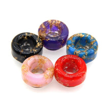 810 Resin Drip Tip wide bore mouthpieces luxurious Gold flake Design by CVSvape