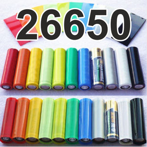 50 x 26650 Battery wraps PVC Heat shrink tubing to repair & protect by CVSvape