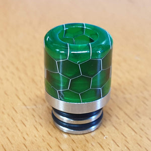 510 Drip Tip Stainless Steel Cobra Snake skin Premier Design by CVSvape