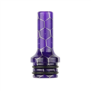 510 Drip Tip Tall Slender thin honeycomb resin design by CVSvape